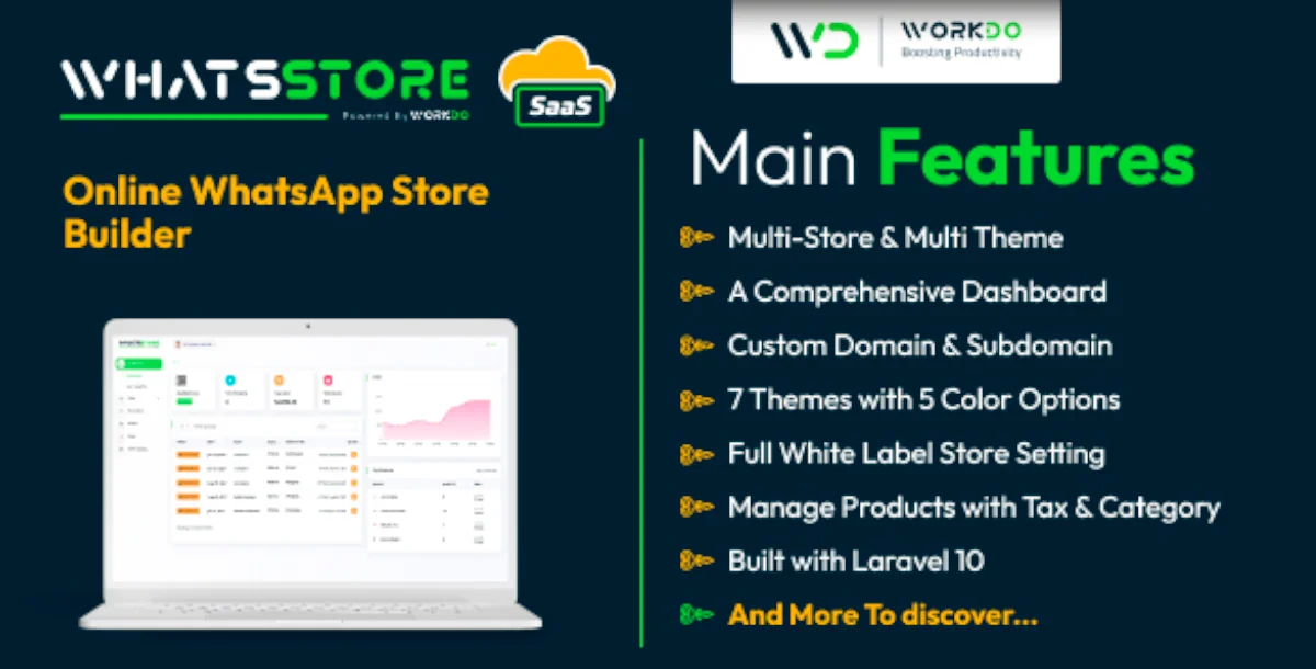 WhatsStore SaaS - Online WhatsApp Store Builder 7.5