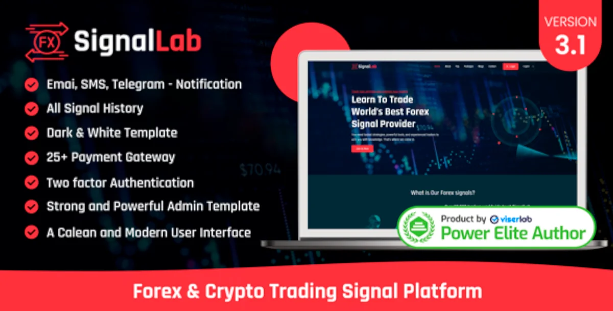 SignalLab - Forex And Crypto Trading Signal Platform