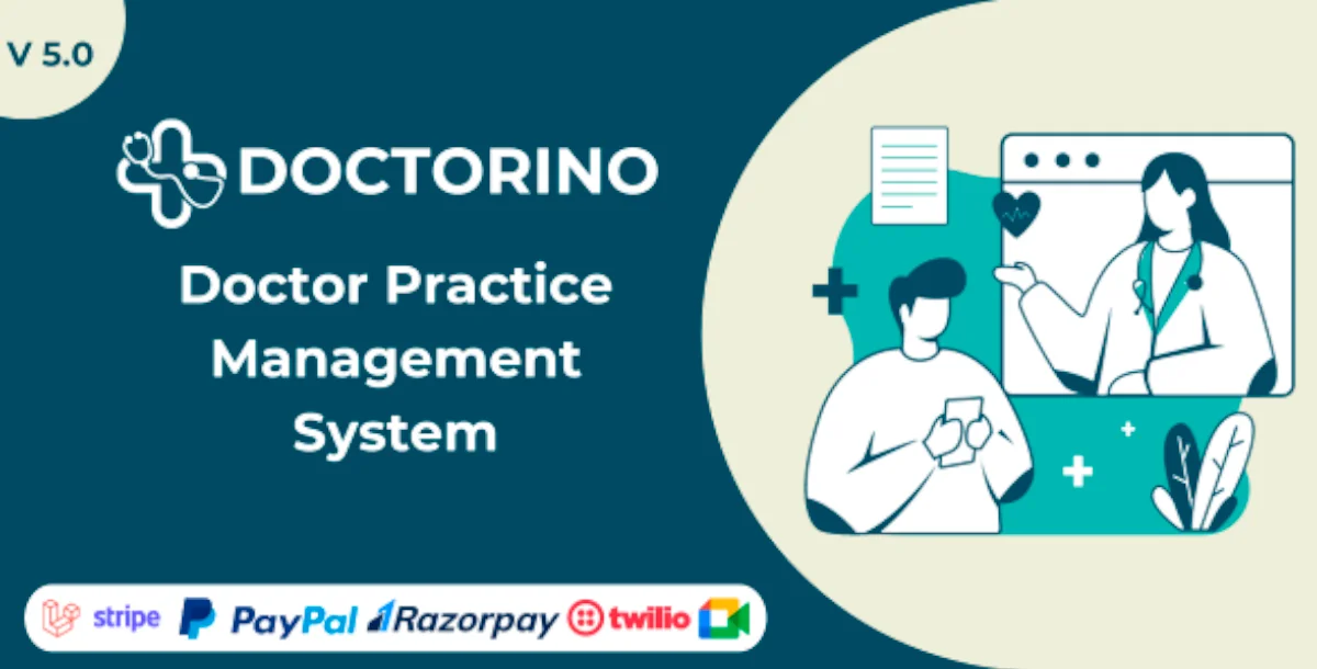 Doctorino - Doctor Practice Management System Laravel