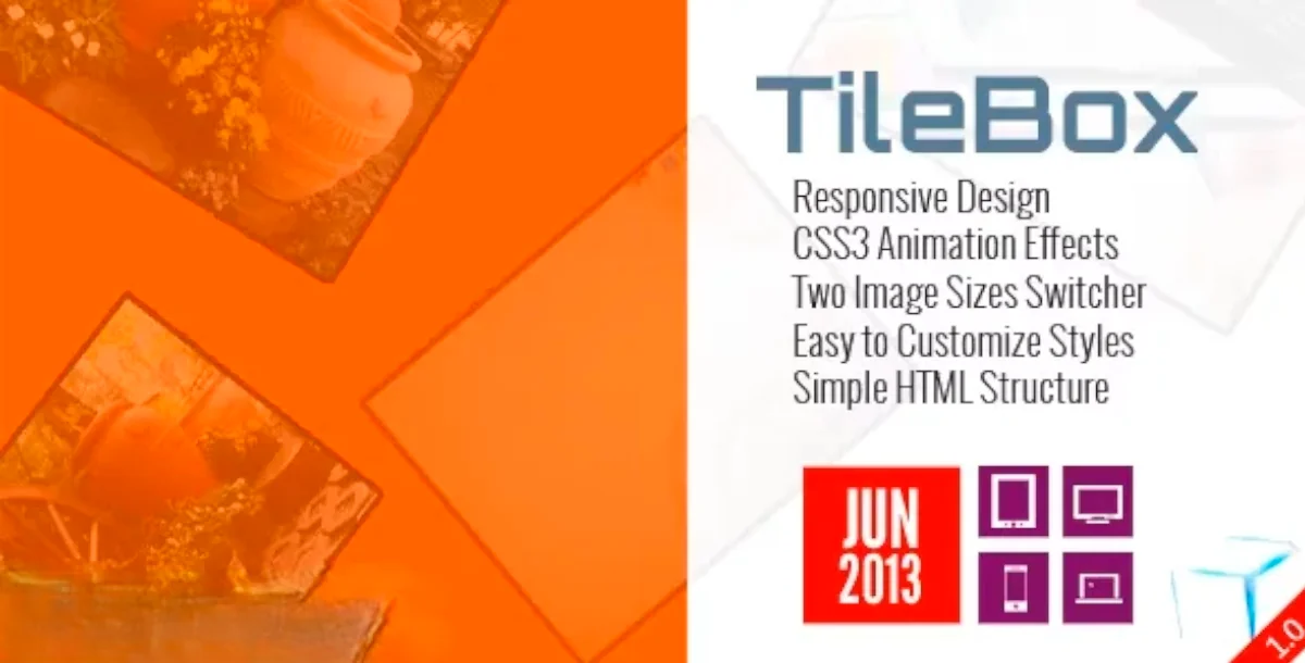 TileBox - Modern Responsive LightBox CSS