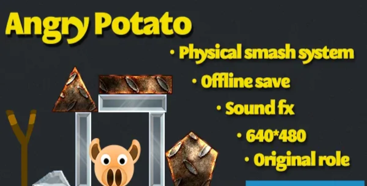 Angry Potato html5 game