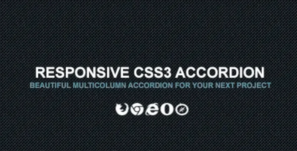 CSS3 Vertical & Horizontal Accordion