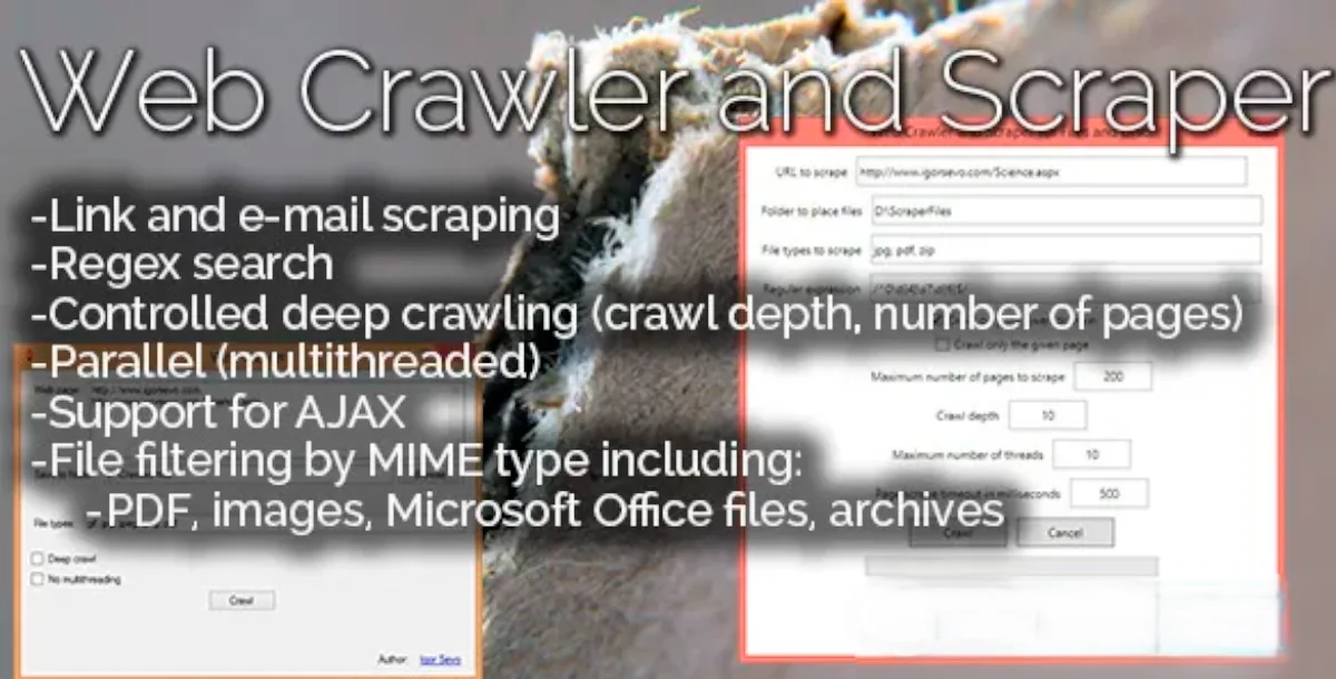 Web Crawler and Scraper for Files and Links