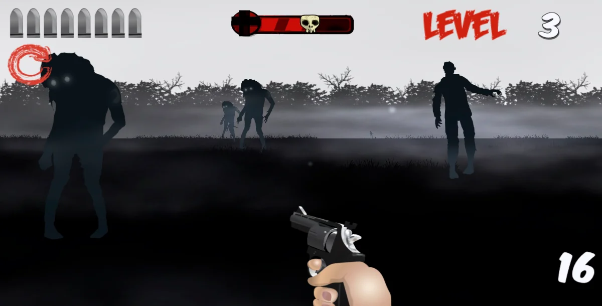 Run Into Death - HTML5 Shooter Game