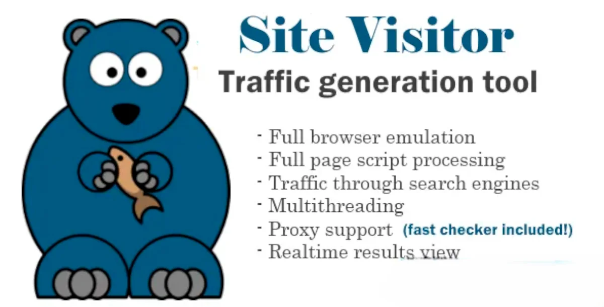 Site Visitor - Traffic generation tool