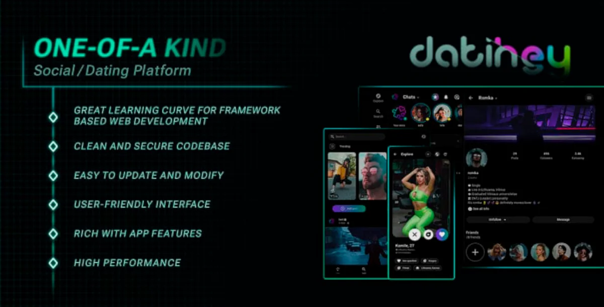 Datinghey APP v2.0.3 - The Ultimate APP Dating Platform