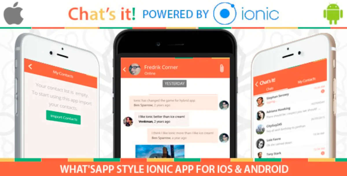 What’s App Chat Clone – An Ionic Framework ,Socket.io and Nodejs Full Hybrid App